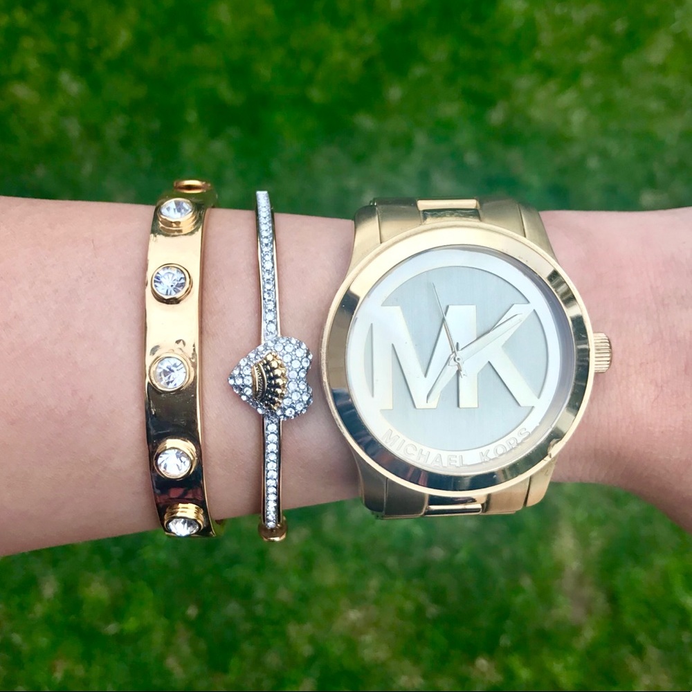 Michael Kors Gold logo watch